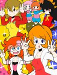  blue_eyes mona_(warioware) nintendo orange_hair tagme 