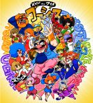  blue_eyes mona_(warioware) nintendo orange_hair tagme warioware 