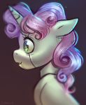  2018 equine female friendship_is_magic green_eyes hair horn imalou machine mammal my_little_pony robot sweetie_belle_(mlp) sweetie_bot unicorn 