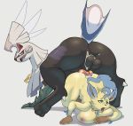  anal anal_penetration animal_genitalia animal_penis anthro anthro_on_feral anus ass_to_ass balls bestiality breasts canine_penis cecil_(luckyabsol) cum cum_in_ass cum_inside dickgirl eeveelution eroborus female feral feral_penetrating intersex knot knotting leafeon male nintendo penetration penis pok&eacute;mon pok&eacute;mon_(species) rain_(purplebird) sex silvally video_games 