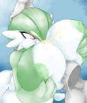  absurd_res balls big_breasts breasts cladz cum cum_between_breasts cum_in_mouth cum_inside disembodied_hand disembodied_penis duo ejaculation fellatio female gardevoir hand_on_breast hand_on_head hi_res huge_breasts humanoid male male/female nintendo nipples not_furry oral penis pok&eacute;mon pok&eacute;mon_(species) red_eyes rough_sex sex simple_background solo_focus titfuck video_games 