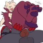  2018 3_toes absurd_res alpha_channel anal anal_penetration anthro anthro_on_anthro anthrofied anus balls blush butt canine cum cum_drip cum_in_ass cum_inside cute_fangs digital_media_(artwork) dripping duo erection fan_character fangs firebadger foot_focus fur grey_fur hi_res looking_pleasured male male/male mammal nintendo nude on_top pawpads paws penetration penis pok&eacute;mon pok&eacute;mon_(species) pok&eacute;morph purple_fur red_fur reverse_cowgirl_position sex shiny_pok&eacute;mon signature simple_background smile stunky tan_fur teeth thomas_whitaker toes tongue tongue_out transparent_background video_games whiskers yellow_eyes zoroark 