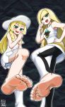  feet lillie_(pokemon) lusamine_(pokemon) pov_feet soles toes yuzu_gin_(pika97) 
