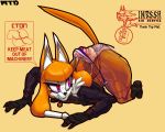  2018 alternate_version_at_source android anthro big_butt butt canine clothing cum dog female flat_chested footwear hi_res hot_dogging huge_butt legwear looking_back machine male male/female mammal marthedog panties pantyhose penis red_eyes robot simple_background smile text thick_thighs underwear 