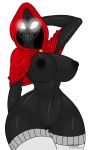  2018 absurd_res alpha_channel big_breasts black_body breasts clothing digital_drawing_(artwork) digital_media_(artwork) female glowing glowing_eyes hi_res hood huge_breasts humanoid legwear looking_at_viewer mammal mask meh_chan(lamoz571) navel nightmarebearpuff nipples not_furry nude pussy rubber shiny signature simple_background solo standing stitches stockings thick_thighs thigh_highs transparent_background voluptuous wide_hips 