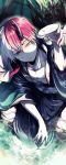  asian_clothes boku_no_hero_academia heterochromia horns male shun_nyun todoroki_shouto 