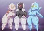  2018 absurd_res anthro areola big_breasts breasts digital_drawing_(artwork) digital_media_(artwork) featureless_crotch female front_view gradient_background group hand_on_face hand_on_hip hi_res humanoid legendary_pok&eacute;mon miso_souperstar multi_eye nintendo nipples not_furry nude pok&eacute;mon pok&eacute;mon_(species) red_eyes regice regirock registeel signature simple_background slightly_chubby standing thick_thighs video_games voluptuous wide_hips 