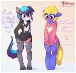  &lt;3 anthro blush bottomless cat clothed clothing cum cutie_mark earth_pony english_text equine erection fan_character feline girly hoodie hoodie_(artist) horse male mammal my_little_pony penis pony sweater text 