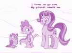  2018 animated avian bird dragon dstears english_text equine female feral friendship_is_magic group hair horn male mammal monochrome my_little_pony outside owl owlowiscious_(mlp) simple_background smile spike_(mlp) starlight_glimmer_(mlp) text unicorn white_background 