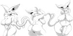  anthro big_breasts big_ears breasts butt dickgirl eeveelution espeon female flexing fur group huge_breasts hyper igon149 intersex looking_at_viewer mammal nintendo nipples nude open_mouth penis pok&eacute;mon pok&eacute;mon_(species) slightly_chubby smile thick_thighs video_games 