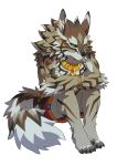  2018 abs anthro canine clothed clothing digital_media_(artwork) fur male mammal muscular rossciaco seth_(tas) swimsuit tokyo_afterschool_summoners topless 