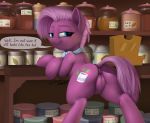  ... 2018 absurd_res anus bedroom_eyes blue_eyes butt cash_register color_edit colored counter cutie_mark dialogue digital_media_(artwork) dock earth_pony edit english_text equine eyebrows eyelashes female feral friendship_is_magic hair half-closed_eyes hi_res hooves horse inside inviting jar jasmine_leaf_(mlp) leaning leaning_forward mammal my_little_pony nude pony presenting presenting_hindquarters presenting_pussy puffy_anus purple_hair pussy rear_view seductive short_hair signature smile solo spectre_z speech_bubble store text zippysqrl 