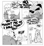  ! ... ? anthro bear being_watched black_eyes black_nose border comic dialogue domination english_text female female_domination fur grey_fur greyscale group hair human human_on_anthro humor imminent_rape in_heat interspecies larger_female male male/female male_on_anthro mammal monochrome nervous nintendo open_mouth pangoro pok&eacute;mon pok&eacute;mon_(species) scalie scared screaming sharp_teeth shoutingisfun size_difference smaller_male speech_bubble sweat sweatdrop teeth text tyranitar video_games white_border yelling 
