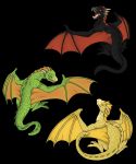  dragon drogon feral game_of_thrones ramthedragon red_eyes rhaegal teeth viserion wings yellow_eyes 