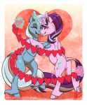  &lt;3 2019 blush duo equine female female/female feral feral_on_feral friendship_is_magic horn hug inuhoshi-to-darkpen mammal my_little_pony romantic_couple starlight_glimmer_(mlp) trixie_(mlp) unicorn 