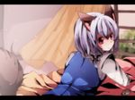  animal_ears bad_id bad_pixiv_id dog_ears dog_tail izayoi_sakuya kemonomimi_mode mutsuki_(ama245) solo tail touhou 