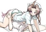  blush cosplay cunnilingus girl_on_top heart heart-shaped_pupils highres implied_cunnilingus kagerou_(kantai_collection) kantai_collection long_hair multiple_girls nurse oral panties shiranui_(kantai_collection) short_hair sitting sitting_on_face sitting_on_person sketch straddling symbol-shaped_pupils underwear uni_(uni-strain) yuri 