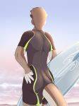  2018 5_fingers absurd_res anthro big_butt brown_fur butt clothing digital_media_(artwork) fur furgonomics hair hi_res hybrid invalid_tag kangaroo kelani krazykurt male mammal marsupial mustelid otter outside rudderbutt sea seaside sky solo standing suit surf surfboard surfer surfing surfsuit swimsuit thick_thighs tight_clothing water wide_hips 