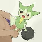  2018 bestiality blush duo faceless_male female feral green_body holding_character human human_on_feral human_on_humanoid humanoid interspecies larger_male leg_grab looking_pleasured male male/female male_on_feral male_penetrating mammal nintendo open_mouth penetration penis pok&eacute;mon pok&eacute;mon_(species) pok&eacute;philia roselia sex shiny_pok&eacute;mon simple_background size_difference smaller_female stand_and_carry_position standing vaginal vaginal_penetration video_games youjomodoki 