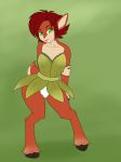  bottomless clothed clothing elora female green_eyes hair lurkingtyger satyr solo spyro_the_dragon video_games 
