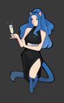  2022 blue_hair clothed clothing digital_media_(artwork) feet female fingers green_eyes hair ni70 solo standing toes 
