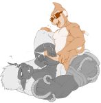  anthro cum digimon etemon frottage gorillamon iriedono male male/male penis sex 