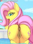  2018 ahegao animal_genitalia animal_pussy anus atmosseven butt clitoris cloud cutie_mark detailed_background dock equine equine_pussy eyebrows eyelashes feathered_wings feathers female feral fluttershy_(mlp) friendship_is_magic hair hi_res hooves long_hair looking_back looking_pleasured mammal my_little_pony nude open_mouth open_smile outside patreon pegasus pink_hair presenting presenting_hindquarters presenting_pussy puffy_anus pussy raised_tail rear_view skinny_dipping sky smile solo swimming_pool teal_eyes text tongue tongue_out url water wings yellow_feathers 