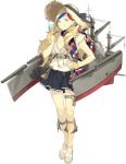  :q akira_(kadokawa) black_ribbon black_skirt blonde_hair blouse blue_eyes blue_hair breasts cleavage commandant_teste_(kantai_collection) food full_body hair_ornament hand_on_hip hat hat_ribbon ice_cream kantai_collection long_hair looking_at_viewer medium_breasts multicolored_hair nail_polish official_art red_hair ribbon rigging sandals skirt smile solo source_request straw_hat streaked_hair tongue tongue_out transparent_background white_hair 