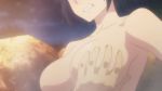  10s 1boy 1girl angry animated animated_gif breast_grab breasts grabbing large_breasts mahou_sensei_negima! no_nipples nude short_hair uq_holder! yuuki_karin 