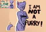  2018 anthro brunorust cat clothing digital_drawing_(artwork) digital_media_(artwork) feline female fur katzun mammal purple_fur shy text 