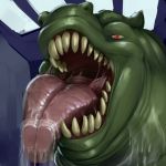  2018 azathura drooling first_person_view gaping_mouth glass hi_res imminent_vore inside jess licking lights looking_at_viewer male_pred mouth_shot open_mouth red_eyes reptile saliva scalie simple_background solo teeth tongue tongue_out vore window 