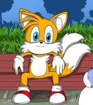  anthro blue_eyes canine creepy fox humor male mammal meme miles_prower multi_tail sonic_(series) unistar 