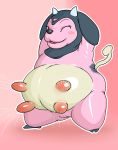  2012 alpha_channel blush cat3 female lactating milk miltank nintendo pok&eacute;mon pok&eacute;mon_(species) video_games 