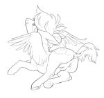  2018 amphoera animal_genitalia animal_pussy anus equine equine_pussy fan_character female horse mammal my_little_pony pegasus pony pussy raised_tail simple_background solo teats venti_via wings 