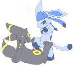  2010 ambiguous_gender blush cum digital_media_(artwork) duo eeveelution foot_fetish footjob glaceon male male/ambiguous nintendo oekaki penis pok&eacute;mon pok&eacute;mon_(species) sanaki semi-anthro sex tapering_penis umbreon video_games 