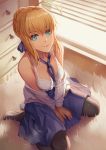  dress fate/grand_order fate/stay_night mool_yuegang pantyhose saber 