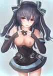  breasts choujigen_game_neptune dress nipples no_bra open_shirt suterisu torn_clothes uni_(choujigen_game_neptune) 