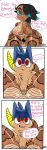  anthro bork breasts comic cute digital_media_(artwork) duo female feral fur lizard monster_girl_(genre) nintendo nipples nude pok&eacute;mon pok&eacute;mon_(species) pussy reptile scalie simple_background snake snakegirl typhlosion video_games 