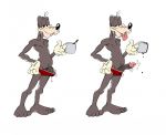  anthro canine clothing disney dog erection goofy_(disney) male mammal penis timbits underwear 