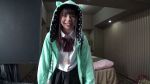  1girl animated animated_gif asian black_hair flat_chest hood hoodie japanese_(nationality) outside photo school_uniform tagme 