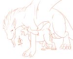  2011 abdominal_bulge anal anal_penetration animal_genitalia animal_penis anthro balls big_balls big_dom_small_sub big_penis canine_penis digital_media_(artwork) dragon duo erection freckles_(artist) fur furred_dragon giant_knot huge_penetration huge_penis hyper knot larger_male male male/male male_penetrating nude palace_(character) penetration penis ridiculous_fit sex size_difference sketch smaller_male twile 