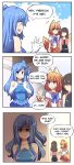  3koma absurdres animal_ears bangs blue_eyes blue_hair breasts comic elbow_gloves english firefox flat_chest flying_sweatdrops fox_ears fox_tail gloves highres hinghoi internet_explorer large_breasts long_hair medium_hair microsoft multiple_girls one_side_up os-tan personification sad sailor_collar stitched sweat tail third-party_edit white_gloves 