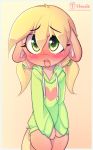  &lt;3 ambiguous_gender blush clothing equine fan_character girly hoodie hoodie_(artist) mammal my_little_pony sweater 