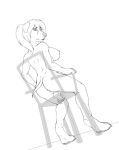  animated anthro black-husky breasts butt canine chair dalmatian dildo dog female floppy_ears fur hair mammal masturbation paws ponytail pussy rear_view sex_toy simple_background sketch solo 