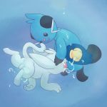  2018 anus argon_vile balls bubble cum cum_in_mouth cum_in_water cum_inside cumshot dewott digital_media_(artwork) ejaculation face_grab fellatio floating looking_at_partner male male/male nintendo oral orgasm ori ori_and_the_blind_forest penis pok&eacute;mon pok&eacute;mon_(species) sex underwater video_games water 