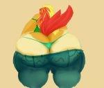  anthro avian big_butt bird butt clothed clothing female kosmonius nintendo overweight pidgeot pok&eacute;mon pok&eacute;mon_(species) rosa_pyle solo thong video_games 