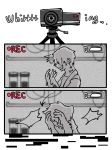  2018 anthro camera camera_view canine changed_(video_game) comic dr.k_(changed) fchicken goo_creature human lab_coat male mammal melting monster recording transformation tripod 