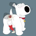  2018 anal anal_penetration backsack balls blush brian_griffin butt canine cum cum_in_ass cum_inside dog erection faceless_male family_guy fur knot magzol male male/male mammal open_mouth orgasm penetration penis sex simple_background smile tongue white_balls 