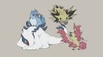  6ロ尤 ambiguous_gender articuno feral group legendary_pok&eacute;mon lugia moltres nintendo pok&eacute;mon pok&eacute;mon_(species) video_games zapdos 