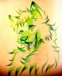  canine fangs fluffy fur green_fur hair headshot looking_at_viewer mammal open_mouth sharp_teeth simple_background smile teeth tongue unknown_artist w0lfb3at5 wolf 